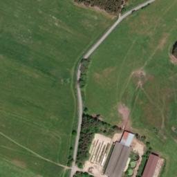 Satellite imagery of [Prostiboř] church t., CZ