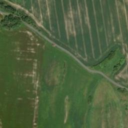 Satellite imagery of [Skapce] church t., CZ
