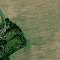 Satellite imagery of [Skapce] church t., CZ
