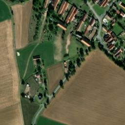 Satellite imagery of [Ves Touškov] church t., CZ
