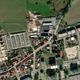 Satellite imagery of [Dobřany] town hall t., CZ