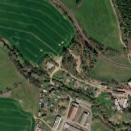 Satellite imagery of [Kosova Hora] church t., CZ