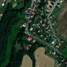Satellite imagery of [Lučice] church t., CZ