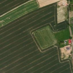 Satellite imagery of [Sedlnice] church t., CZ