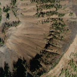 Satellite imagery of Bootleg Mountain, CA
