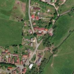Satellite imagery of [Prostiboř] church t., CZ