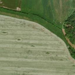 Satellite imagery of [Skapce] church t., CZ