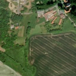 Satellite imagery of [Skapce] church t., CZ