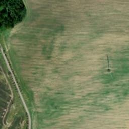 Satellite imagery of [Skapce] church t., CZ