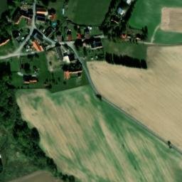 Satellite imagery of [Kostelec-Nedražice] chapel sanctus t., CZ