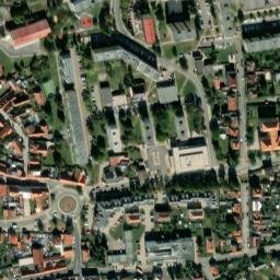 Satellite imagery of [Dobřany] town hall t., CZ