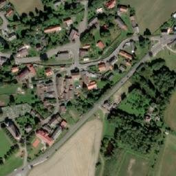 Satellite imagery of [Bohutín] church t., CZ