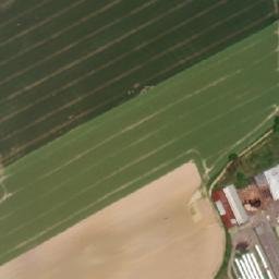 Satellite imagery of [Sedlnice] church t., CZ