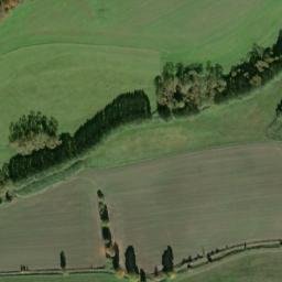 Satellite imagery of [Stráž-Olešná] church sanctus t., CZ