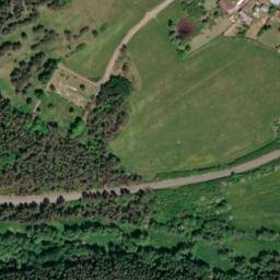 Satellite imagery of [Prostiboř] church t., CZ