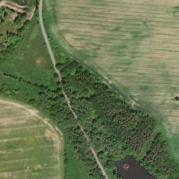 Satellite imagery of [Skapce] church t., CZ