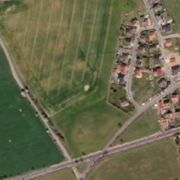 Satellite imagery of [Kosova Hora] church t., CZ