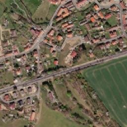 Satellite imagery of [Kosova Hora] church t., CZ