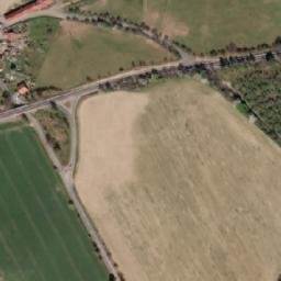 Satellite imagery of [Kosova Hora] church t., CZ