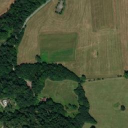 Satellite imagery of [Komorní Lhotka] church t., CZ