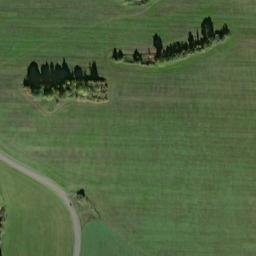 Satellite imagery of [Stráž-Olešná] church sanctus t., CZ