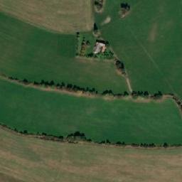 Satellite imagery of [Jindřichov u Hranic] church t., CZ