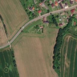 Satellite imagery of [Bartošovice-Hukovice] church t., CZ