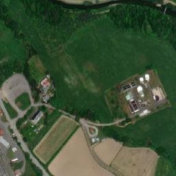 Satellite imagery of [Příbor] cemetery church t., CZ