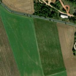 Satellite imagery of Tondach [Stod] brickyard chimney, CZ