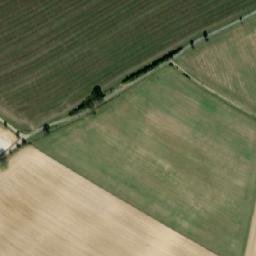 Satellite imagery of [Chválenice] church t., CZ