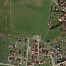 Satellite imagery of [Ratměřice] church t., CZ