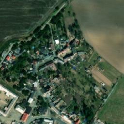 Satellite imagery of [Skrbeň] church t., CZ