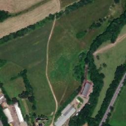 Satellite imagery of [Potštát-Horní Předměstí] cemetery church t., CZ