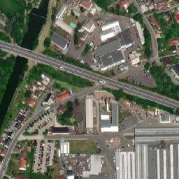 Satellite imagery of [Příbor] parish church t., CZ