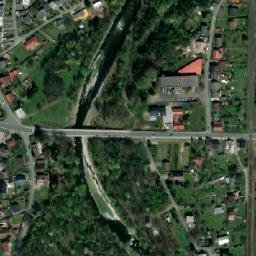 Satellite imagery of Stavebniny [Baška] former brick yard chimney, CZ