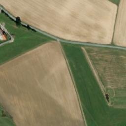 Satellite imagery of [Chválenice] church t., CZ