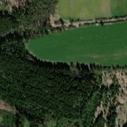 Satellite imagery of Vojna [Lazsko] memorial outlook t., CZ