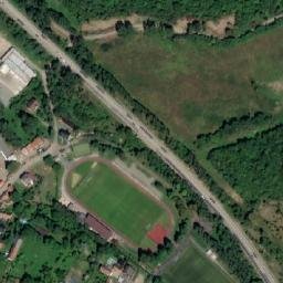 Satellite imagery of Václavka [Votice] church outlook t., CZ