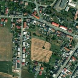 Satellite imagery of [Skrbeň] church t., CZ