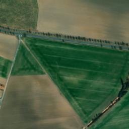 Satellite imagery of [Skrbeň] church t., CZ