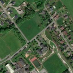 Satellite imagery of [Bystřice nad Olší] catholic church t., CZ