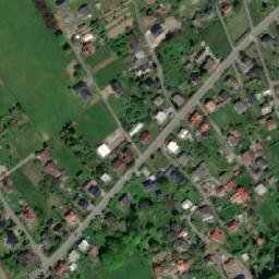 Satellite imagery of [Bystřice nad Olší] catholic church t., CZ