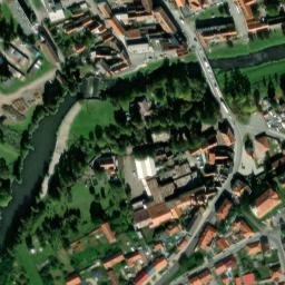 Satellite imagery of [Stod] church t., CZ