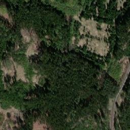 Satellite imagery of Vojna [Lazsko] memorial outlook t., CZ