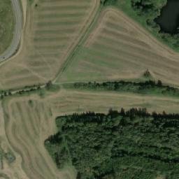 Satellite imagery of [Milín] church t., CZ