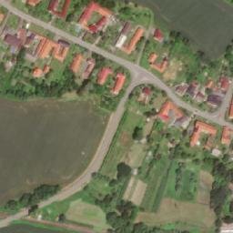 Satellite imagery of [Mankovice] church t., CZ