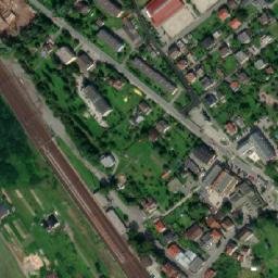 Satellite imagery of [Bystřice nad Olší] catholic church t., CZ