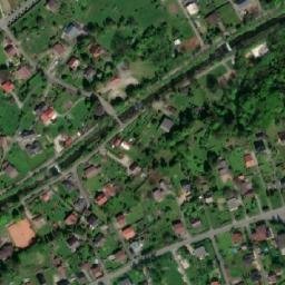 Satellite imagery of [Bystřice nad Olší] catholic church t., CZ