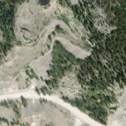 Satellite imagery of Crowsnest Pass, CA
