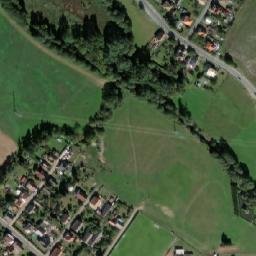 Satellite imagery of [Žákava] church t., CZ